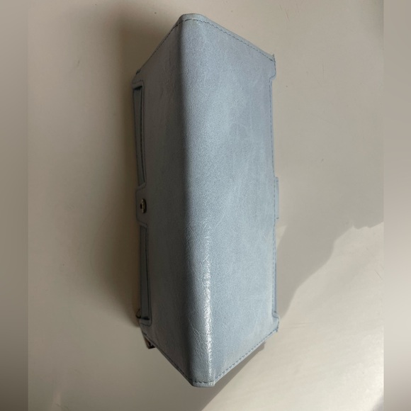 Light Blue Wallet with Snap Closure - Picture 4 of 6